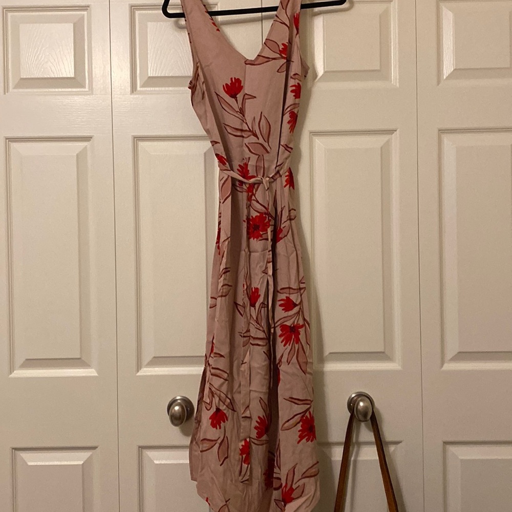 Lilac and flowered sundress